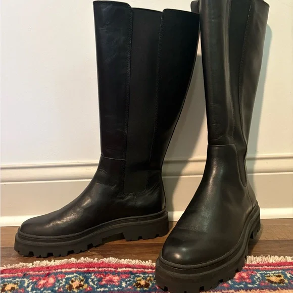 Madewell Poppy Lugsole Tall Boots *Extended Calf* - Picture 2 of 11